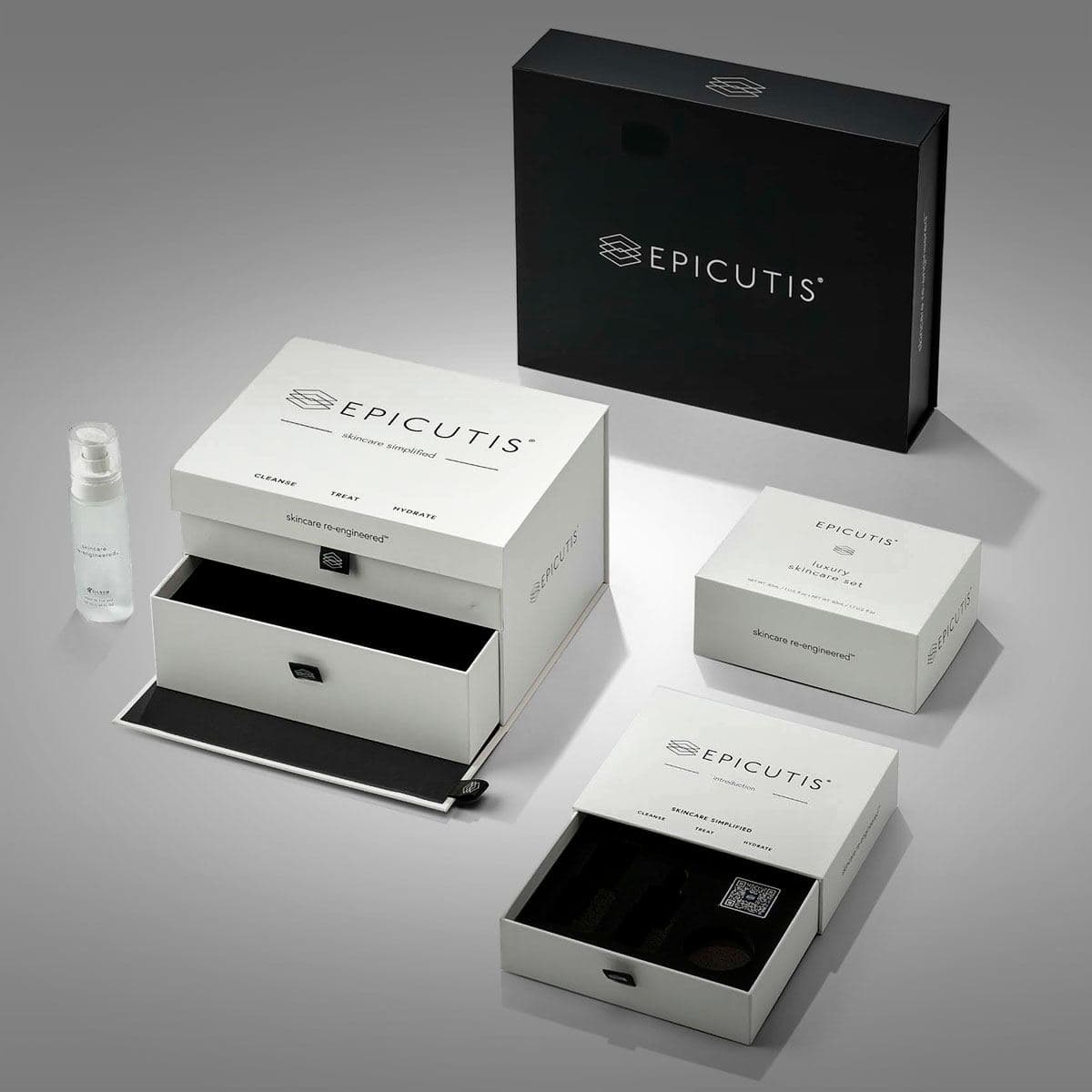 Premium beauty gift set designed for prestige retail shelf and gifting