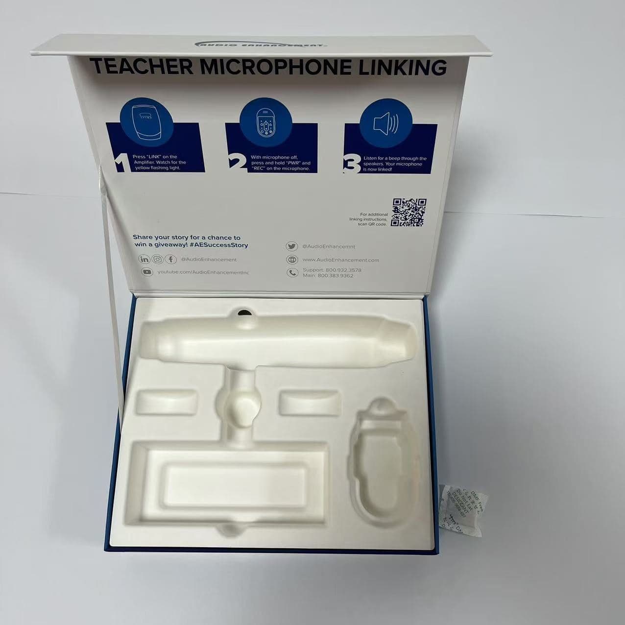 A packaging audit inspection — pre-production sample measured against written specification with photographic evidence