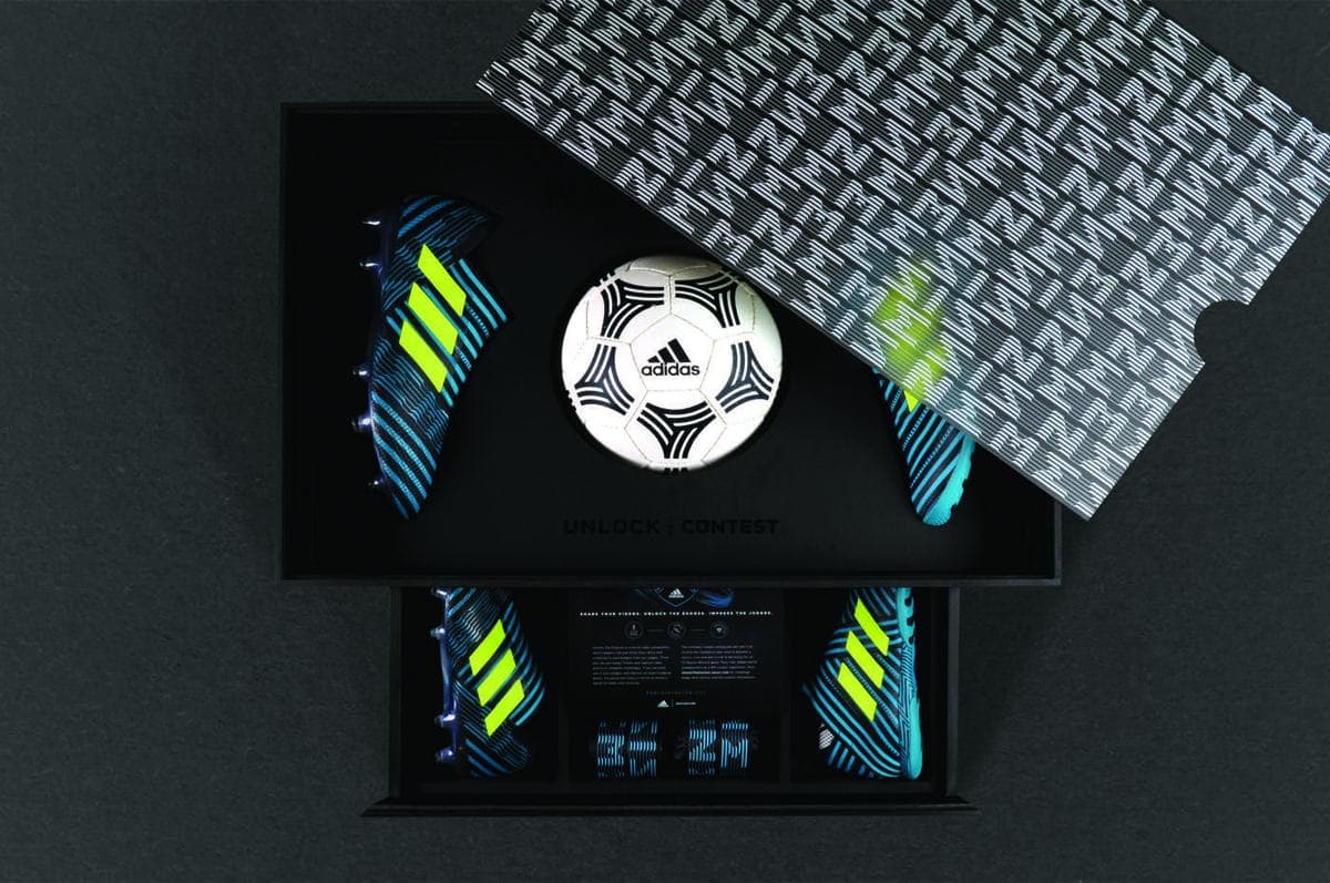 Adidas Nemeziz Launch Kit — packaging by Logic Pac